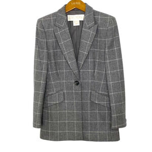 Escada Cashmere windowpane‎ blazer